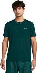 Camiseta de manga corta Under Armour Seamless Stride Azul Hombre