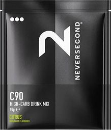 Boisson énergétique Neversecond C90 High Carb Drink Mix Agrumes - 94g