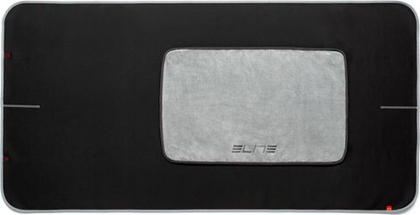 Esterilla de entrenamiento Elite Dry Mat negra/gris