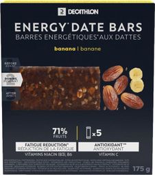 Barre Energétique Decathlon Nutrition Dattes/Banane 5x35g