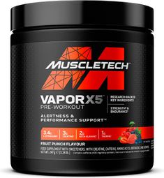 Vapor X5 Pre-workout (247g) - Muscletech - Fruit Punch -  Preworkout