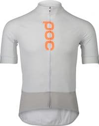 Camiseta POC Essential Road Logo Blanco / Gris