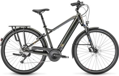 Vélo de Ville Électrique Moustache Samedi 28.7 Smart System Shimano Deore 11V 625 Wh 700 mm Vert Foncé 2023