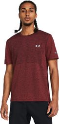 Under Armour Seamless Stride Short Sleeve Jersey Red Men's