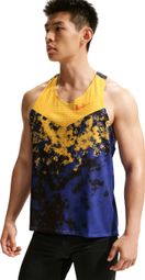 Canotta Nike AeroSwift Giallo/Blu da uomo