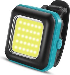 Safety light LED bike light white front blue