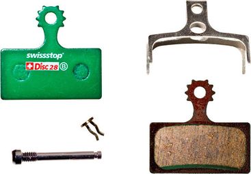 Coppia di pastiglie SWISSTOP Organic Disc28 Shimano, FSA, REVER