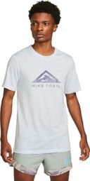 Nike Dri-Fit Trail Short Sleeve T-Shirt Grey/Blue