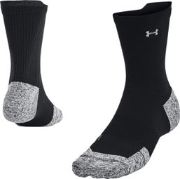 Halbhohe Socken Under Armour ArmourDry Run Cushion Schwarz Unisex