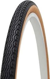 Pneu Ville Michelin Semi-Confort 650b Tubetype Rigide Flancs Beiges Noir