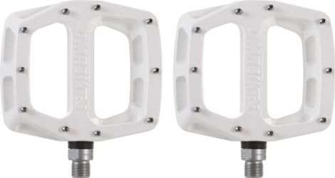 DMR V12 Flat Pedals White