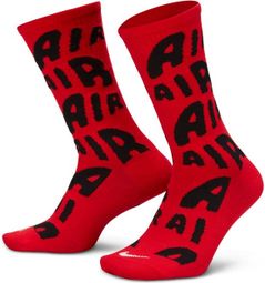 Nike Everyday Essentials Socks Red White Unisex