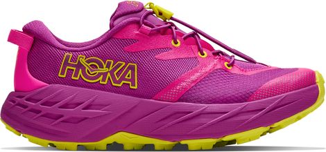 Scarpe da trail Hoka Speedgoat 7 rosa per bambini