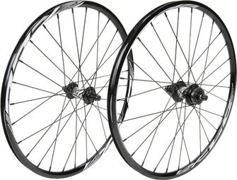 Paire de Roues BMX Excess XLC-1 Mini/Expert 20'' | 10 mm | 28 Trous Noir