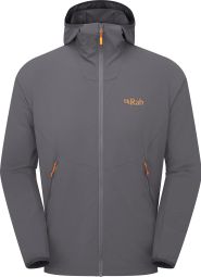 Heren RAB Borealis Hoody Grijs Softshell Jas