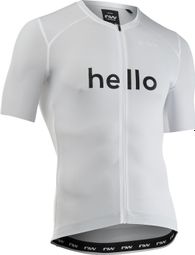 Northwave Blade Hello Goodbye herenfietsshirt met korte mouwen, wit