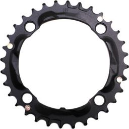 4BRA D.104 STRONGLIGHT TRIPLE 32DTS BLACK ALU MIDDLE CHAINRING 8-9V.