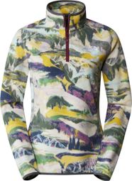 The North Face 100 Glacier Printed 1/4 Zip Multicolore Fleece for Women