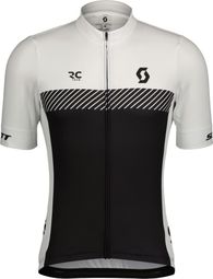 Maillot Manches Courtes Scott RC Team Blanc/Noir Homme