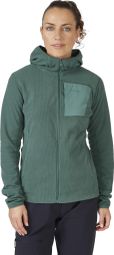 Dames RAB Tecton Hoody Fleece Groen