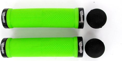 SB3 Coppia di manopole KHEOPS Lock On Verde Nero