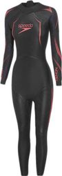 Combinaison Néoprène Femme Speedo Xenon Fullsuit Noir/Rouge