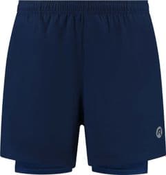 Short 2-en-1 Rogelli Essential Bleu Homme