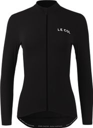 Damen Langarmtrikot Le Col Pro Schwarz