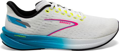 Chaussures Running Brooks Hyperion Blanc Bleu Homme