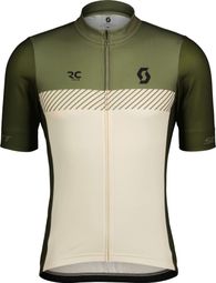 Scott RC Team Jersey met korte mouwen Groen/Beige Heren