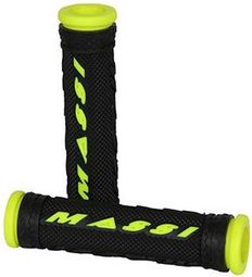 MASSI Paire de Grips COMP Noir Jaune