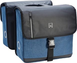 Willex Double Business 40L Gepäckträgertaschen Schwarz / Blau