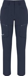 Pantalon Femme Salewa Puez Cargo Bleu