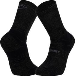 Bv Sport Trek Double GR High Merinos Antracite Socks Black / Grey