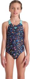Maillot de bain Arena Confetti Noir/Multicolore Fille