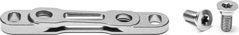 Titanium Adapter for Specialized SL8 Sram Flat Mount 140/160 mm Front Brake Caliper absoluteBLACK Gray