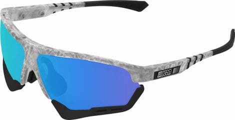 Scicon Sports Aerocomfort SCN PP XL Lunettes De Soleil De Performance Sportive (Multimirror Bleu Scnpp/Matt Gelé)