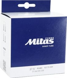 CHAMBRE A AIR VELO 27.5 x 2.50-3.00 RUBENA-MITAS VALVE STANDARD