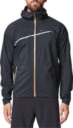 Veste trail imperméable Kiprun Rain 500 Noir