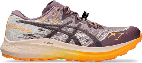 Asics Fuji Lite 5 Violet/Orange Women's Trail Shoes