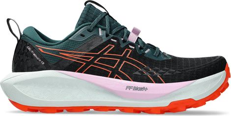 Chaussures Trail Asics Gel-Trabuco 13 Noir/Vert/Rouge Femme