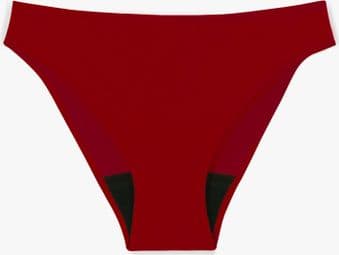 Culotte Menstruelle pour Ados - Flux moyen - Rouge