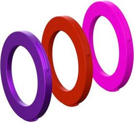 Kit d'Oeillets Magura Etrier 4 Pistons Violet / Rouge / Rose Fluo (x12)