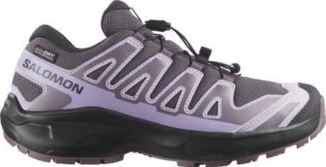 Salomon XA Pro Waterproof Purple Kids' Trail Running Shoes
