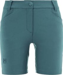 Short de Randonnée Femme Millet Trekker Stretch Vert