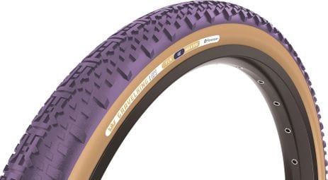 Panaracer GravelKing X1 Limited Color Edition Gravel Tire 700 mm Tubeless Ready Folding ZSG Gravel Compound BeadLock TuffTex Purple Beige Sidewall