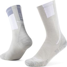 Buff Coolnet Crew CC Socken Grau/Beige