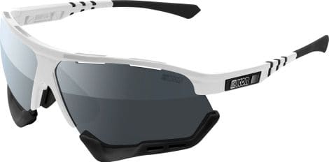 Scicon Sports Aerocomfort SCN PP XL Lunettes De Soleil De Performance Sportive (Scnpp Multimiror Silver/Luminosité Blanche)