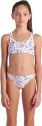 Maillot de bain deux-pièces Arena Confetti Blanc/Multicolore Fille