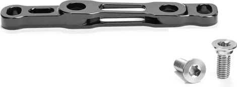 Adaptateur pour Etrier de Frein Avant Shimano Flat Mount 140/160 mm absoluteBLACK Noir